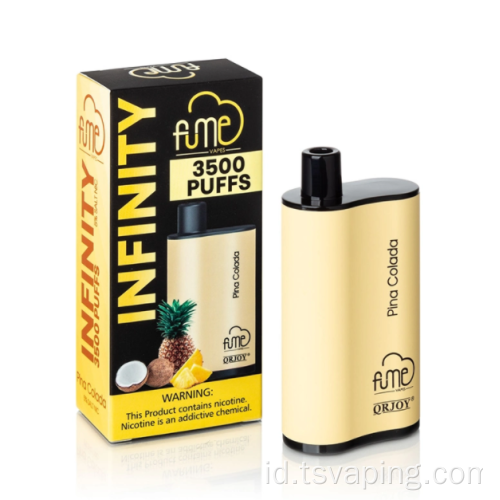 Perangkat Vaporizer sekali pakai 3500 Puffs Fume Infinity